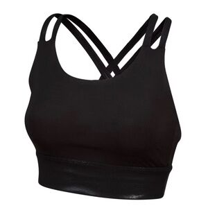 GK Black Strappy Sports Bra